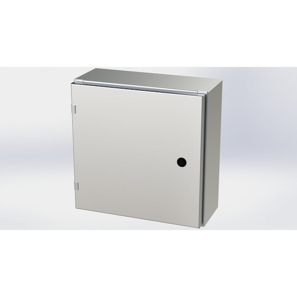 1/4 Turn Latch Electrical Enclosures, 16 in H, 6 in D, 16 in W, NEMA 3R, 4, 4X, 12, 13